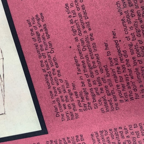 1974 Bob Dylan Blood on the Tracks Vinyl Record - Picture 3 of 13